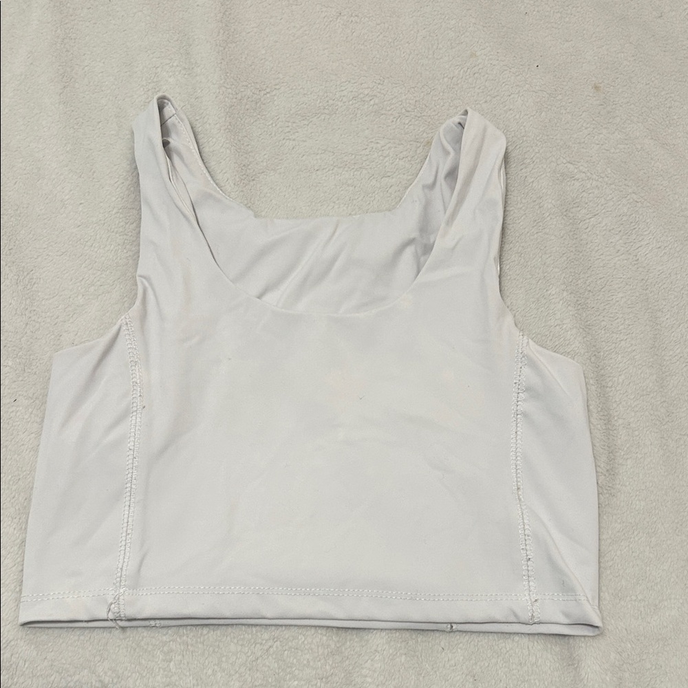 Hello Franki Youth Small White Tank Top